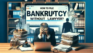 Featured image of an article on How to File Bankruptcy Without a Lawyer